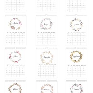 2026 falinaptár - otthon & életmód - dekoráció - fali és függő dekoráció - falinaptár & öröknaptár - Meska.hu