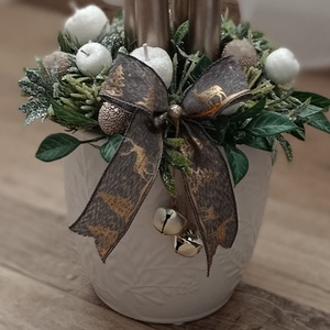 Adventi asztaldísz - karácsony - adventi díszek - adventi asztaldísz - Meska.hu