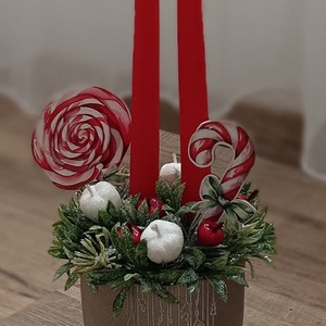 Adventi asztaldísz - karácsony - adventi díszek - adventi asztaldísz - Meska.hu