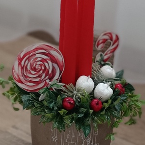 Adventi asztaldísz - karácsony - adventi díszek - adventi asztaldísz - Meska.hu