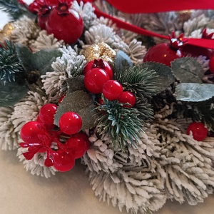 Karácsonyi kopogtató - karácsony - adventi díszek - adventi ajtódísz - Meska.hu