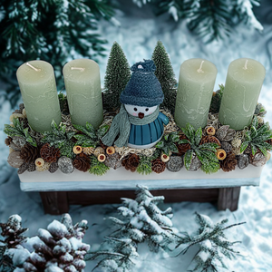 Adventi asztaldísz - karácsony - adventi díszek - adventi asztaldísz - Meska.hu