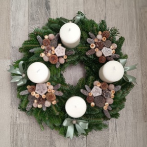 Adventi koszorú - Meska.hu