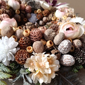 Tavaszi ajtódísz - otthon & életmód - virágdekoráció - virágdíszek - dekor koszorúk, kopogtatók - Meska.hu