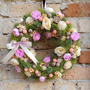 Tavaszi ajtódísz - Meska.hu