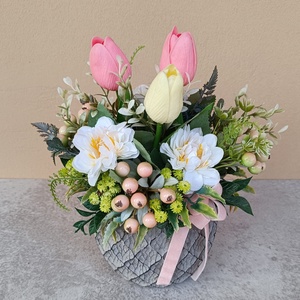 Tavaszi asztaldísz - Meska.hu