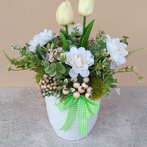 Tavaszi asztaldísz - ünnepi díszek, dekorációk - húsvéti díszek és dekorációk - húsvéti asztaldíszek - Meska.hu