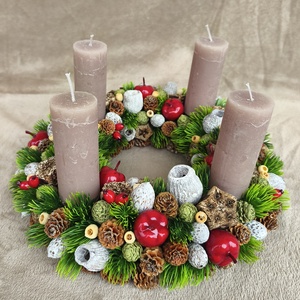 Adventi koszorú - karácsony - adventi díszek - adventi koszorú - Meska.hu