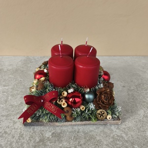 Adventi asztaldísz - karácsony - adventi díszek - adventi asztaldísz - Meska.hu