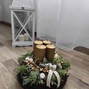 Adventi asztaldísz - karácsony - adventi díszek - adventi asztaldísz - Meska.hu
