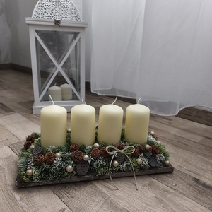 Adventi asztaldísz - karácsony - adventi díszek - adventi asztaldísz - Meska.hu