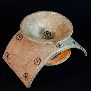 Kerámia illóolaj párologtató - karácsony - karácsonyi lakásdekoráció - ünnepi asztaldekoráció - Meska.hu