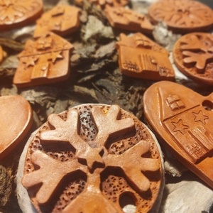 Karácsonyfa díszek 12db - karácsony - karácsonyi lakásdekoráció - karácsonyfadíszek - Meska.hu