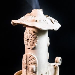 Kerámia füstölő fehér - otthon & életmód - dekoráció - spiritualitás - füstölő és füstölőtartó - Meska.hu