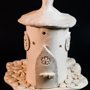 Kerámia füstölő narancs - otthon & életmód - dekoráció - spiritualitás - füstölő és füstölőtartó - Meska.hu