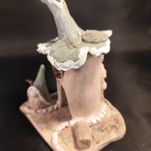 Kerámia füstölő zöld télapó - otthon & életmód - dekoráció - spiritualitás - füstölő és füstölőtartó - Meska.hu