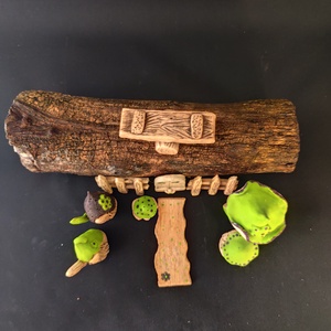 Kerámia tündérkert zöld - otthon & életmód - dekoráció - manók - Meska.hu