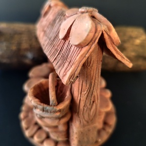 Kerámia kút vödörrel - otthon & életmód - ház & kert - kerti dísz - Meska.hu