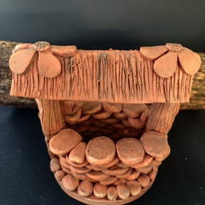 Kerámia kút vödörrel - otthon & életmód - ház & kert - kerti dísz - Meska.hu