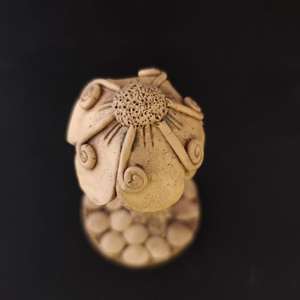 Kerámia virág fehér - otthon & életmód - ház & kert - kerti dísz - Meska.hu