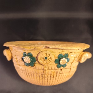 Kerámia virágkaspó, Otthon & Életmód, Dekoráció, Virágdísz és tartó, Cserép & Kaspó, Agyagozás, Kerámia, MESKA