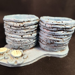 Kerámia tolltartó, Otthon & Életmód, Fürdőszoba, Fogkefetartó, Agyagozás, Kerámia, MESKA