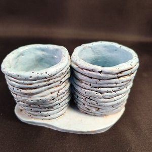 Kerámia tolltartó - otthon & életmód - fürdőszoba - fogkefetartó - Meska.hu