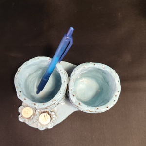 Kerámia tolltartó - otthon & életmód - fürdőszoba - fogkefetartó - Meska.hu