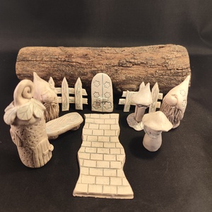 Kerámia tündérkert, Otthon & Életmód, Ház & Kert, Kerti dísz, Agyagozás, Kerámia, MESKA