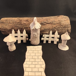 Kerámia tündérkert - otthon & életmód - ház & kert - kerti dísz - Meska.hu