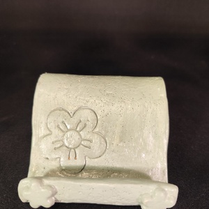 Kerámia telefontaró türkizzöld, Táska & Tok, Pénztárca & Más tok, Telefontok, Agyagozás, Kerámia, MESKA