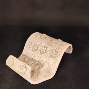 Kerámia telefontaró virágos, Táska & Tok, Pénztárca & Más tok, Telefontok, Agyagozás, Kerámia, MESKA