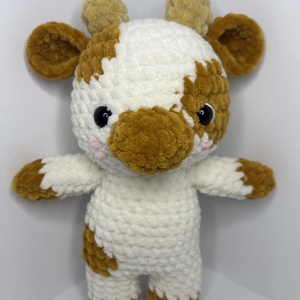 Horgolt plüss boci �� - játék & sport - plüssállat & játékfigura - boci, tehén - Meska.hu