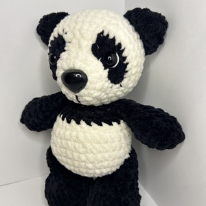 Horgolt plüss panda �� - játék & sport - plüssállat & játékfigura - más figura - Meska.hu