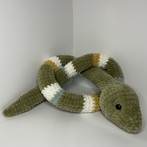 Horgolt plüss kígyó �� - játék & sport - plüssállat & játékfigura - más figura - Meska.hu