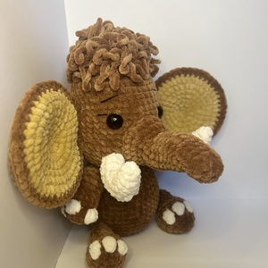 Horgolt plüss mamut  - játék & sport - plüssállat & játékfigura - más figura - Meska.hu