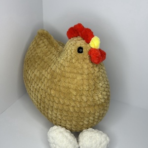 Horgolt plüss tyúkanyó � - játék & sport - plüssállat & játékfigura - más figura - Meska.hu