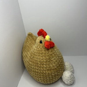 Horgolt plüss tyúkanyó � - játék & sport - plüssállat & játékfigura - más figura - Meska.hu