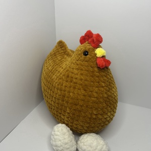 Horgolt plüss tyúkanyó � - játék & sport - plüssállat & játékfigura - más figura - Meska.hu