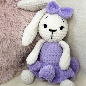 Horgolt plüss nyuszi ?, Játék & Sport, Plüssállat & Játékfigura, Nyuszi, Horgolás, Varrás, MESKA