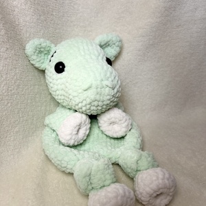 Horgolt plüss viziló szundipajti � - játék & sport - plüssállat & játékfigura - más figura - Meska.hu