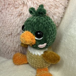 Horgolt plüss kacsa  - játék & sport - plüssállat & játékfigura - más figura - Meska.hu