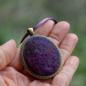 Nemez nyaklánc  - ékszer - nyaklánc - medálos nyaklánc - Meska.hu