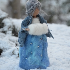 Holla anyó - karácsony - mikulás - mikulás beltéri dekoráció - Meska.hu