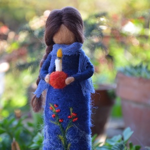 Karácsonyi gyertyás angyal - Meska.hu