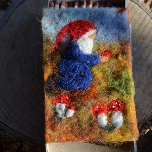 Díszes gyufás skatulya - Meska.hu