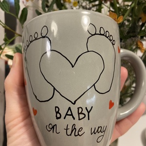 Babaváró bögre - otthon & életmód - konyhafelszerelés, tálalás - tálalás - bögre & csésze - Meska.hu