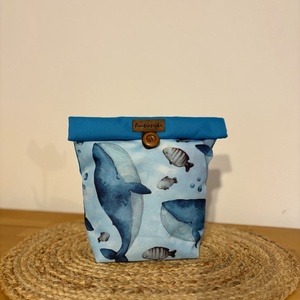 Uzsonnás táska,  PUL béléssel (élelmiszerbarát), Táska & Tok, Uzsonna- & Ebéd tartó, Ebéd tasak, doboz, Varrás, MESKA