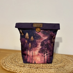 Uzsonnás táska,  PUL béléssel (élelmiszerbarát), Táska & Tok, Uzsonna- & Ebéd tartó, Ebéd tasak, doboz, Varrás, MESKA