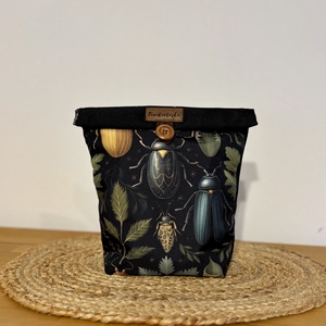 Uzsonnás táska,  PUL béléssel (élelmiszerbarát), Táska & Tok, Uzsonna- & Ebéd tartó, Ebéd tasak, doboz, Varrás, MESKA